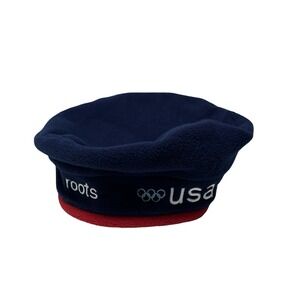 Vintage Roots Beret Hat Cap 2002 Salt Lake City Winter Olympics USA Team Sports